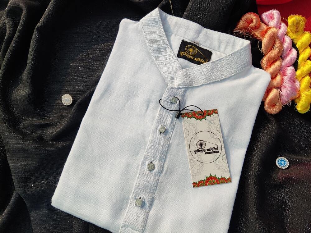 2.jpg কুমিল্লার বিখ্যাত খাদি কাপড়ের পাঞ্জাবি WK-01 - Image 1