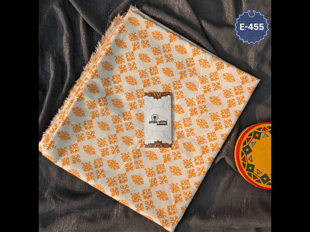 455.png 100% সূতির স্কিন প্রিন্টেড আড়ং কটন কাপড় - G-455 ফেব্রিক - Image 1