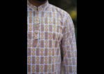 স্কিন প্রিন্ট পাঞ্জাবি ফেব্রিক ১০০% সুতি স্টাইলিশ পাঞ্জাবি - Image 2