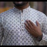 স্কিন প্রিন্ট পাঞ্জাবি ১০০% সুতি ফেব্রিক