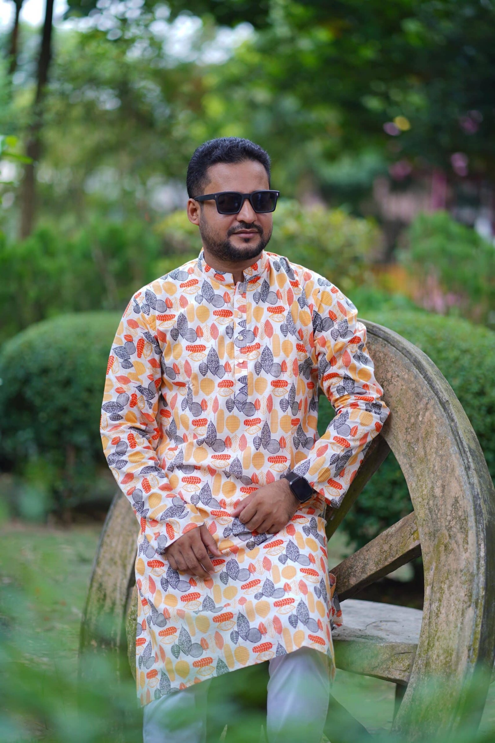 DSC04513-min-scaled-1.jpg আড়ং কটন পাঞ্জাবি - Image 1