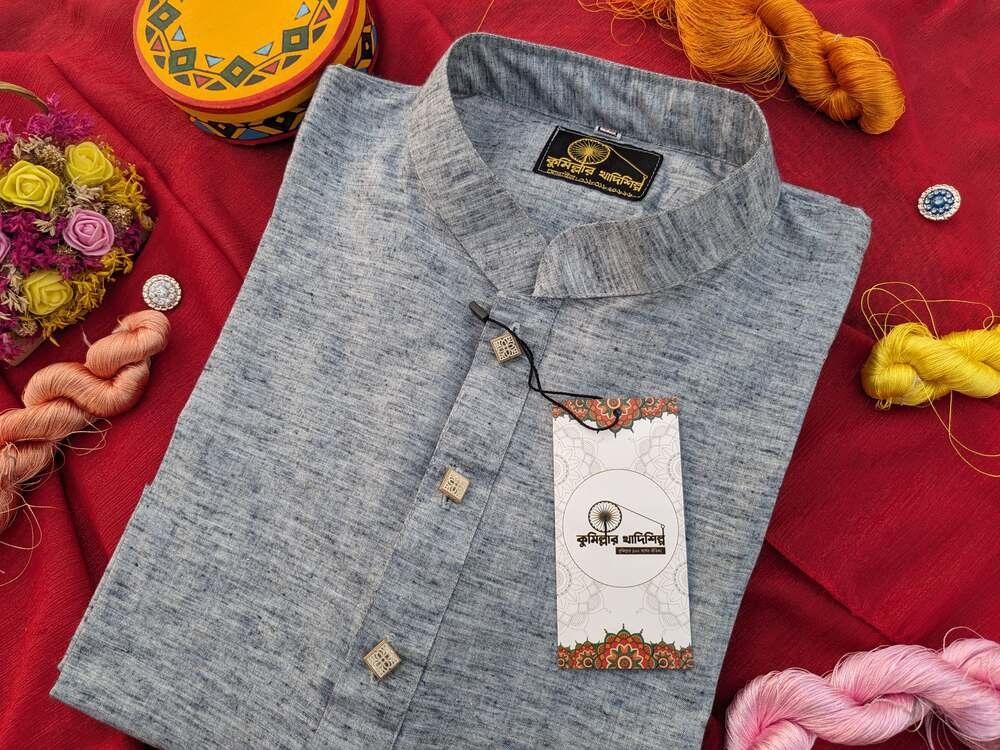 PXL_20240212_114027093.jpg কুমিল্লার বিখ্যাত খাদি ঝর্ণা পাঞ্জাবি - Image 1