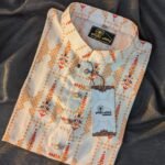 A03 সুতির স্কিন প্রিন্টেড পাঞ্জাবি আড়ং কটন ফেব্রিক